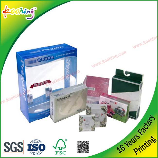 ODM PET Plastic Packing Box with Custom Printing