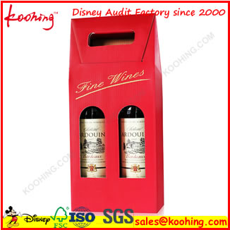 Foldable Wine Box / Gift Box for Red Wine-Koohing
