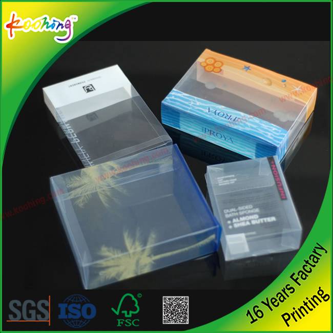 PVC PET material Clear printing plastic folding box blister card paper glue box for toys electronic cosmetic - 副本 - 副本