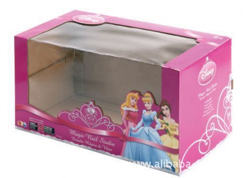 Strong Corrugated Board Paper Packaging Box with Clear Window
