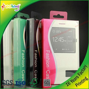 Customized Plastic Mobile iPhone Case Packaging Box