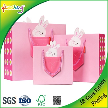 Kraft Shopping Bag-Wholesales Factory high-quanlity romantic promotion paper hand bag for gift