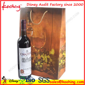 Wine Packing Shopping Paper Bag