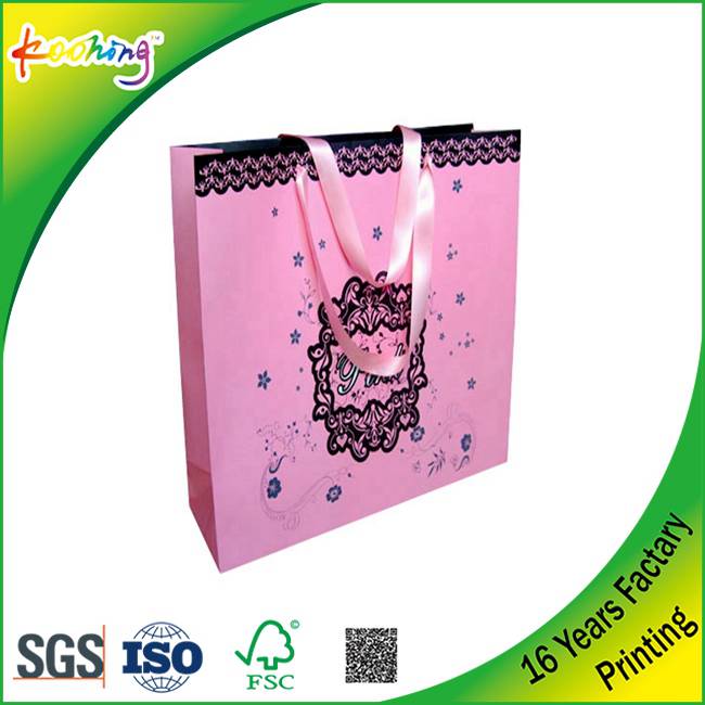 Customized Printing Paper Retail Shopping Bag
