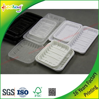 Factory customized plastic clear transparent clamshell blister food packaging