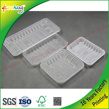 Factory customized plastic clear transparent clamshell blister food packaging