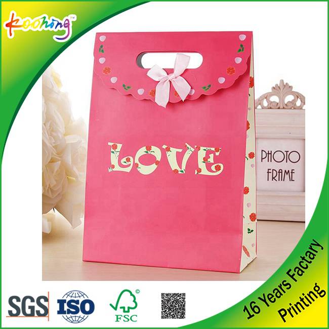 butterfly tree flower best quality custom handmade flip paper bag