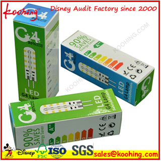  LED Bulb Lamp Spot Light Packaging Box Paper Box