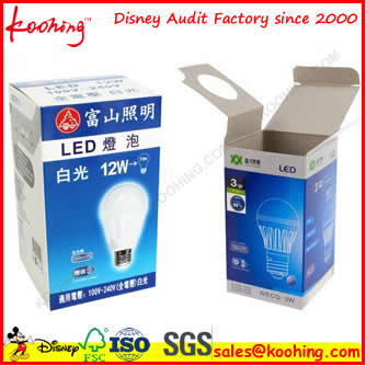  LED Bulb Lamp Spot Light Packaging Box Paper Box