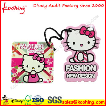 Factory custom design Printed  t paper hang tag 
