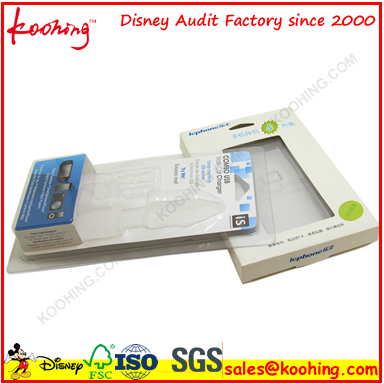 Customized Logo Recyclable Paper Electronics Packing Box