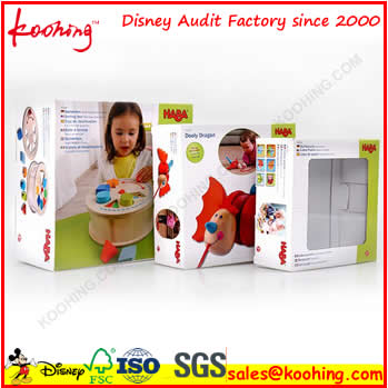  Electronic products white paper display box with window
