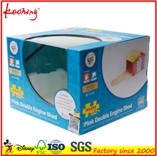 Custom matte lamination colorful printing corrugated paper retail box