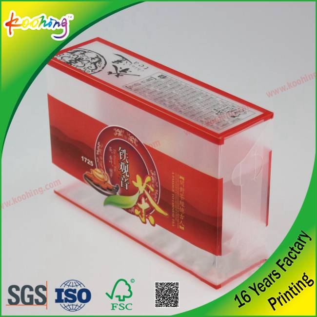 biodegradable material PET electronic use color plastic box