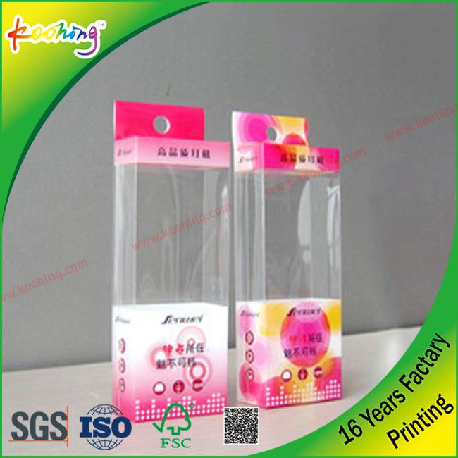 China PVC custom packaging/pet clear box/plastic electronics packaging wholesale