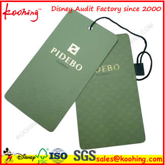 Paper Hang Tag for Cloth / toys