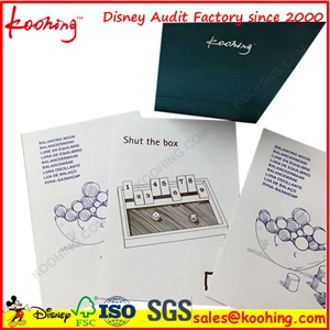 Custom Made Die Cut Paper Flyer Printing, Paper Cosmetic Brochure Printing, Custom Printed Paper