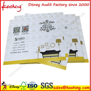 Printing high quality company profile brochure