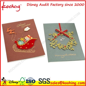 3D formal wedding invitation card with laser cut design
