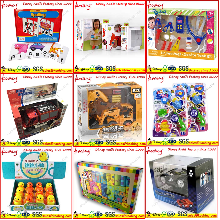 Toy Set Packing Box with Handle