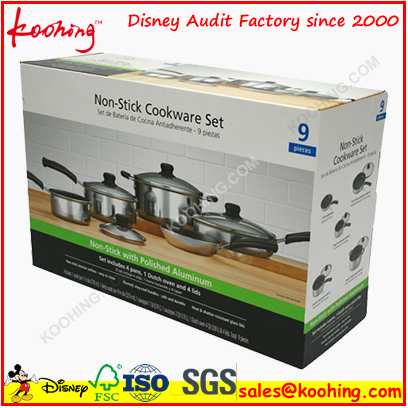 Kitchenware Set Packing Blister and PDQ