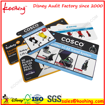 COSCO custom PP plastic card advertisation card