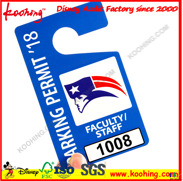 COSCO custom PP plastic card advertisation card