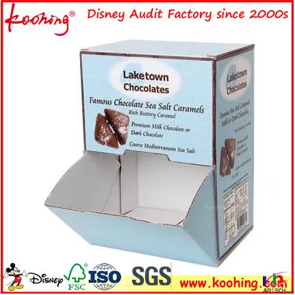 Paper Shelf PDQ Market Floor Display stand for products 